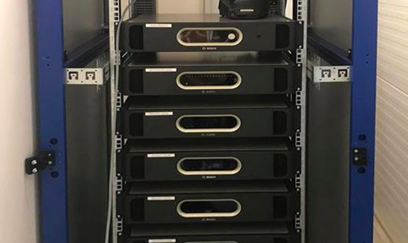 Evakuační rozhlas, ozvučení