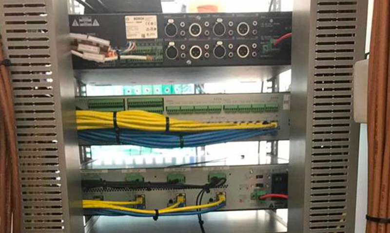 Evakuační rozhlas, ozvučení